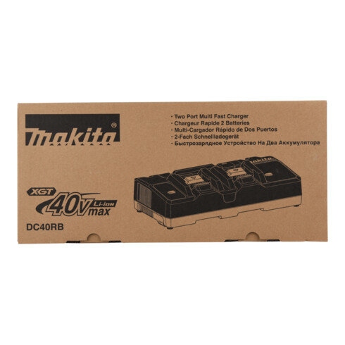 Makita chargeur de batterie double DC40RB 40 V