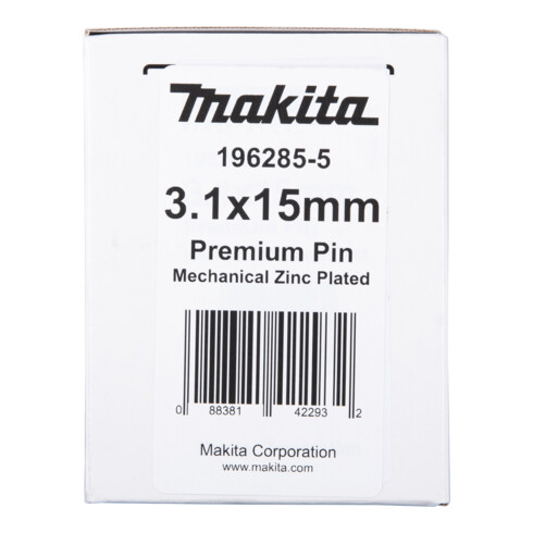 Makita Chiodo per calcestruzzo 3,1x15mm C6 (196285-5)