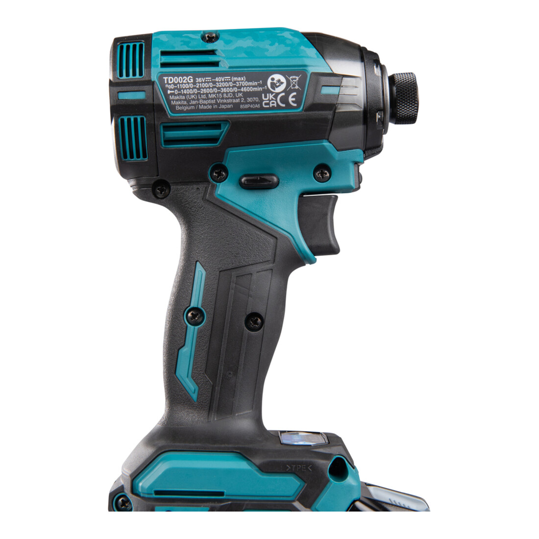Makita Clé à chocs sans fil 40V, 3700 tr/min, sans batterie