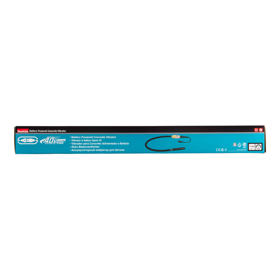 Makita Compacteur à béton sans fil 36V D.52mm L.3m