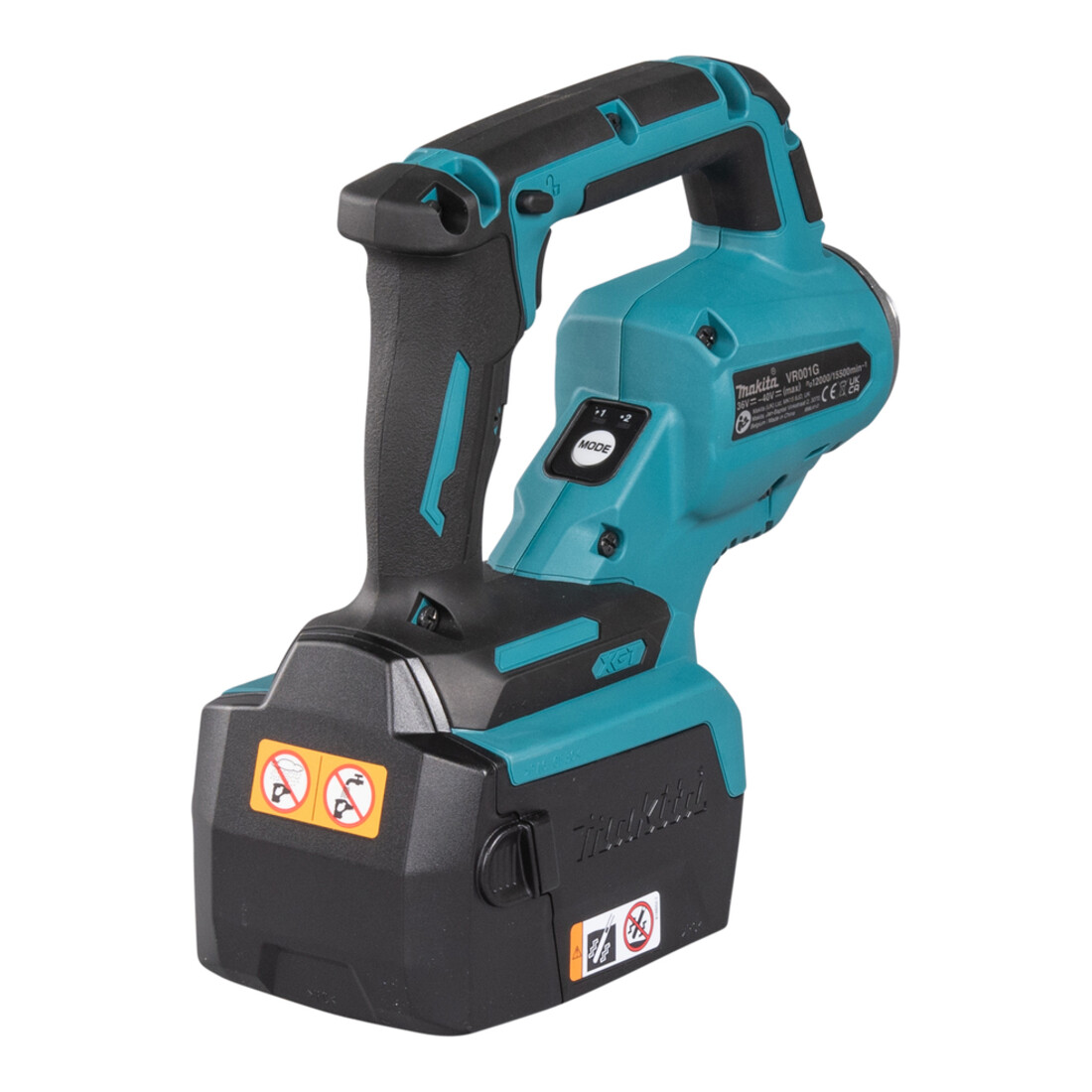 Makita Compacteur à béton sans fil 40V max. (sans batterie, sans chargeur) sans accessoire compacteur (utilisable uniquement avec accessoires)