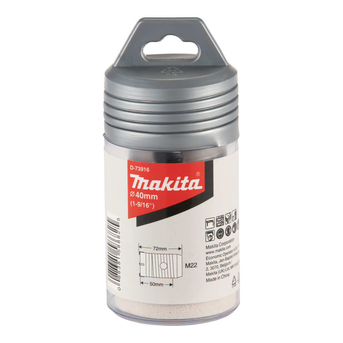 Makita Couronne trépan creuse HM 40 mm