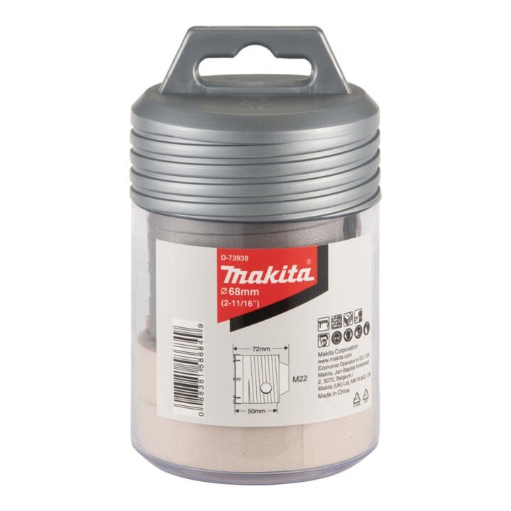 Makita Couronne trépan creuse HM 68 mm