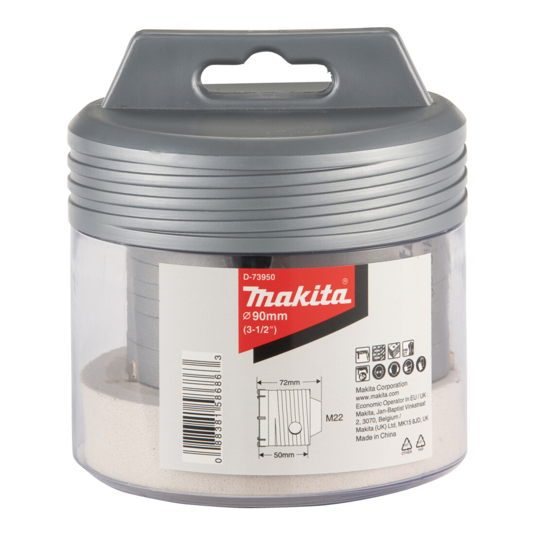 Makita Couronne trépan creuse HM 90 mm