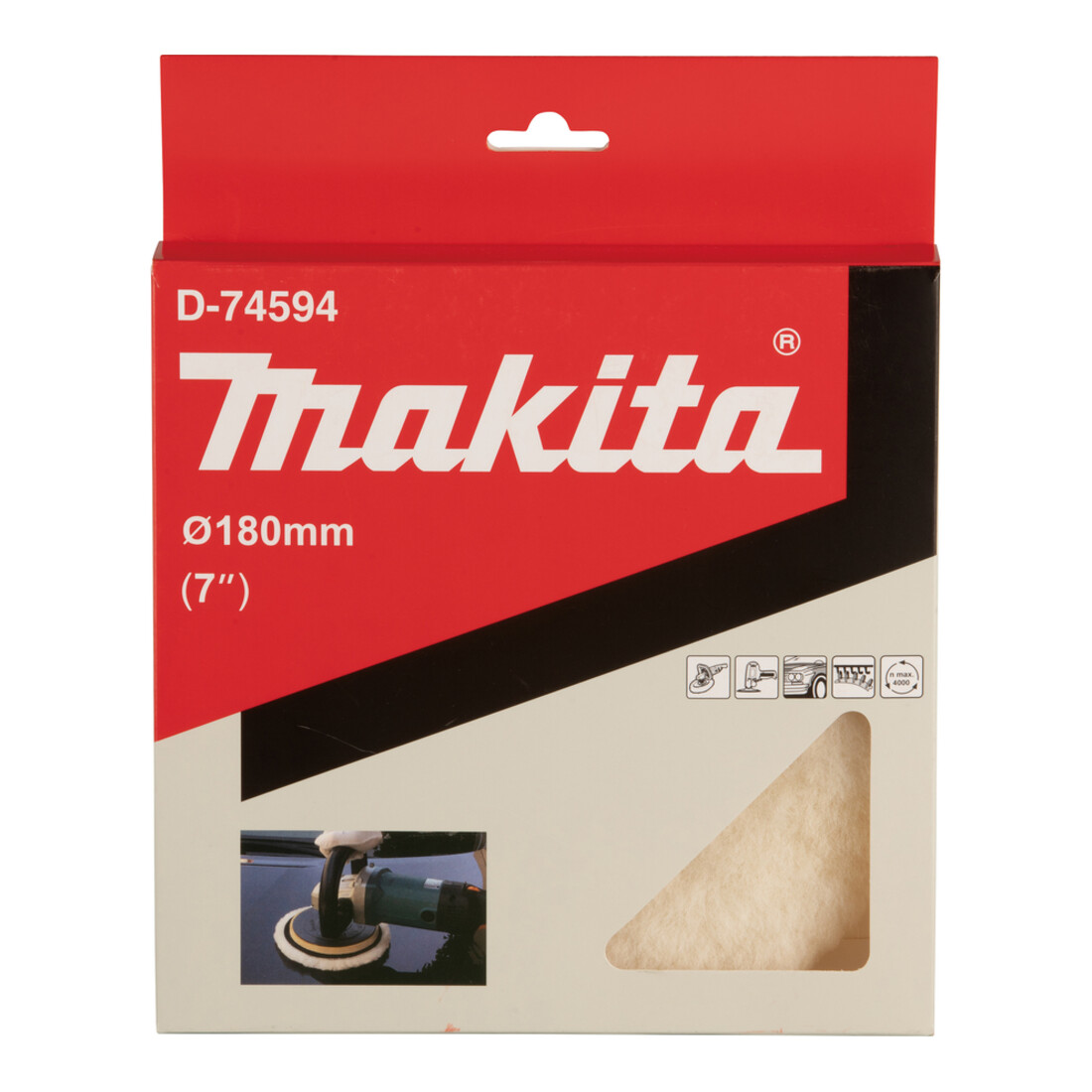 Makita Couvre-lambswool 180 mm