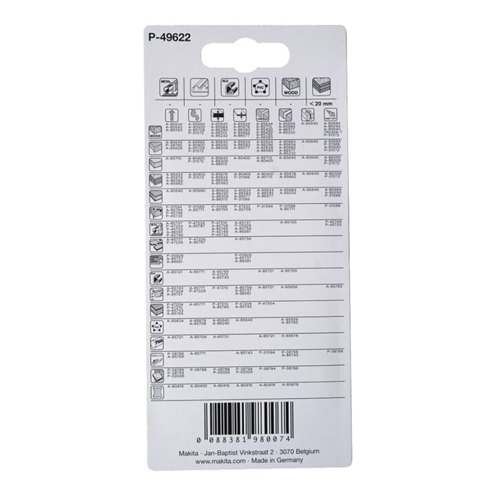Makita decoupeerzaagblad 10-14Z BIM (P-49622)