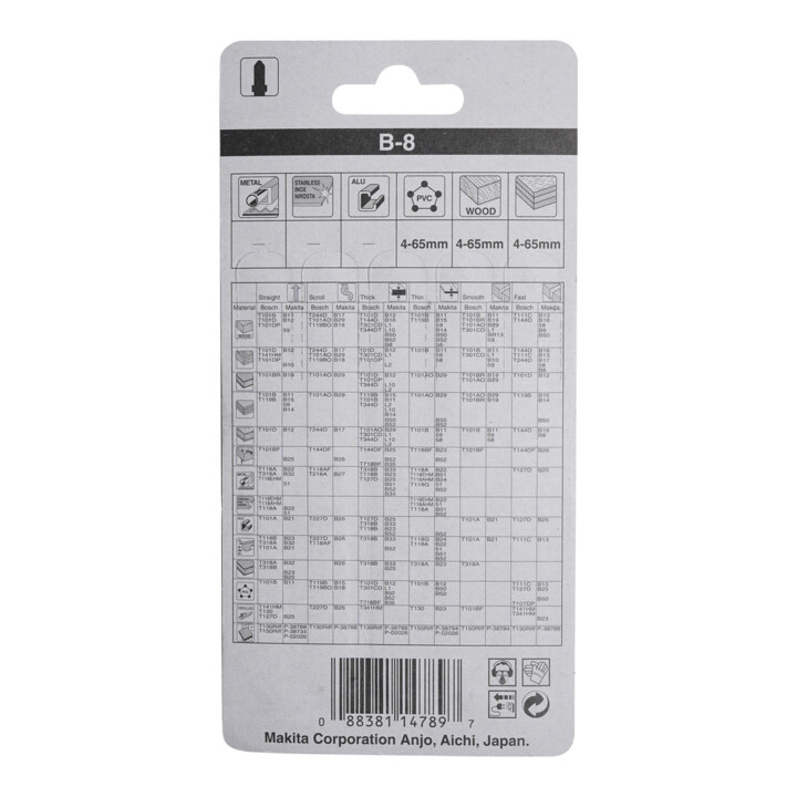 MAKITA decoupeerzaagblad 75-8Z HCS(A-85232)