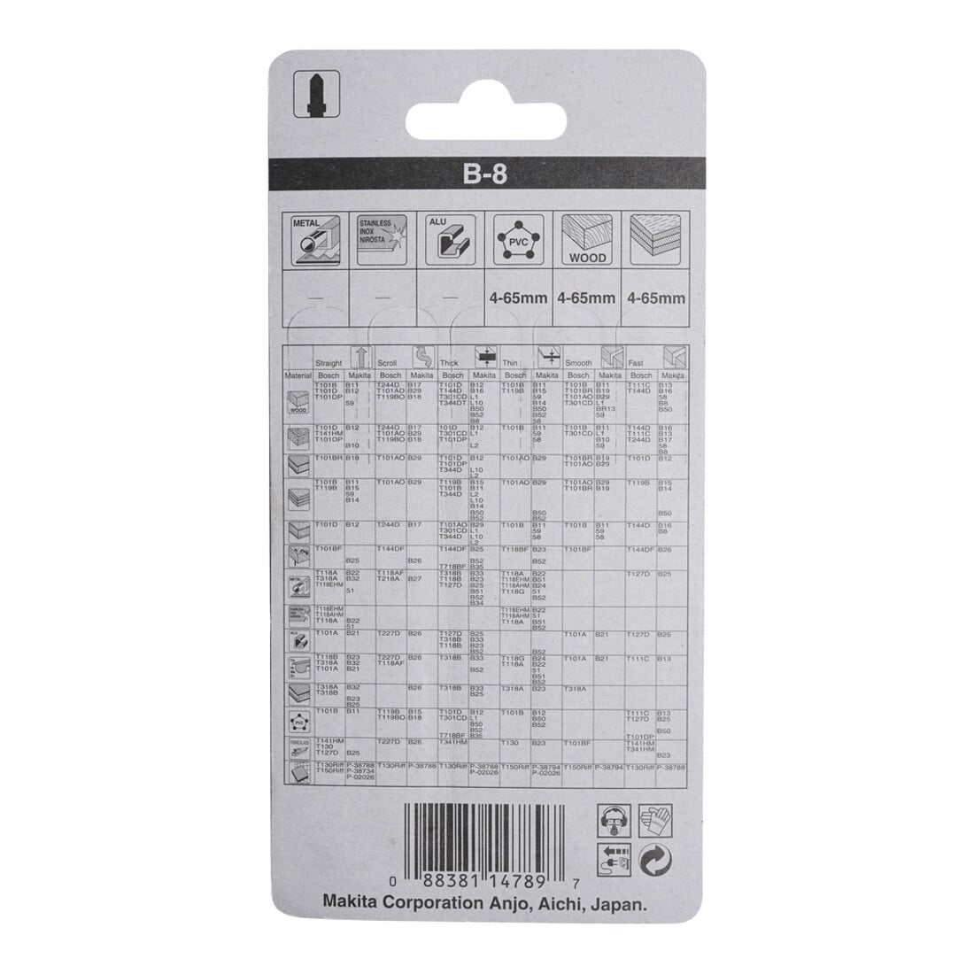 MAKITA decoupeerzaagblad 75-8Z HCS(A-85232)