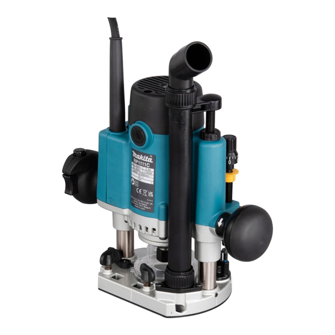 Makita Défonceuse 1 100 W avec coffret MAKPAC et set de 12 fraises D-53556