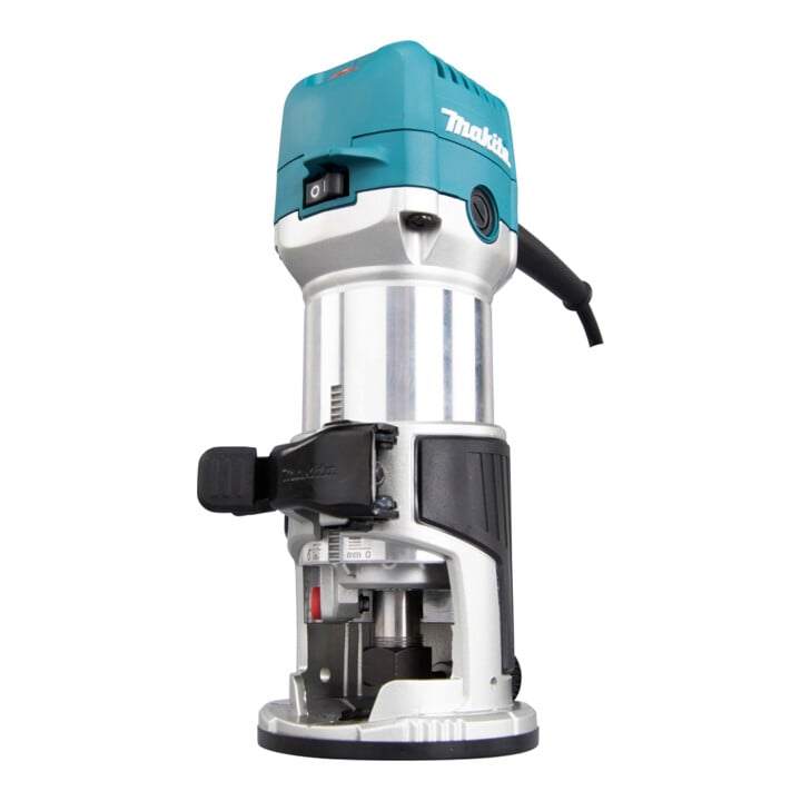 Makita Défonceuse multifonction 710 W avec modules de fraisage dans MAKPAC