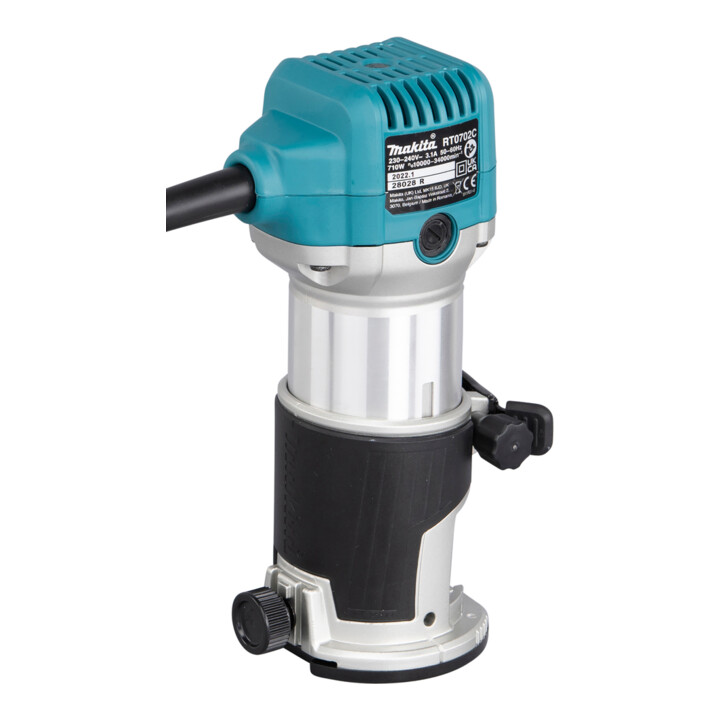 Makita Défonceuse multifonction 710 W avec modules de fraisage dans MAKPAC