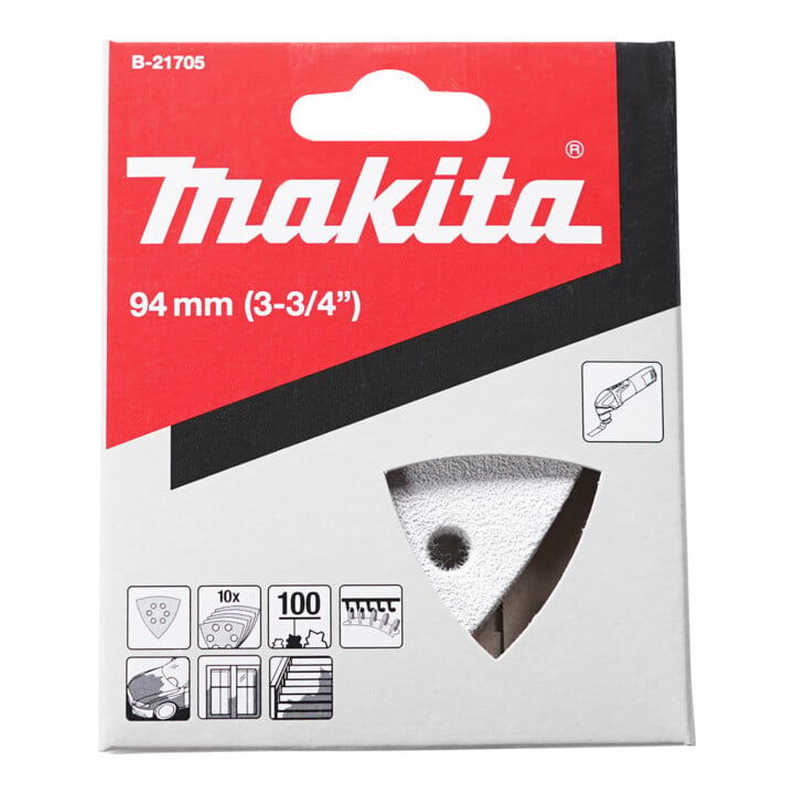 Makita Delta Papier abrasif couleur K100 B-21705