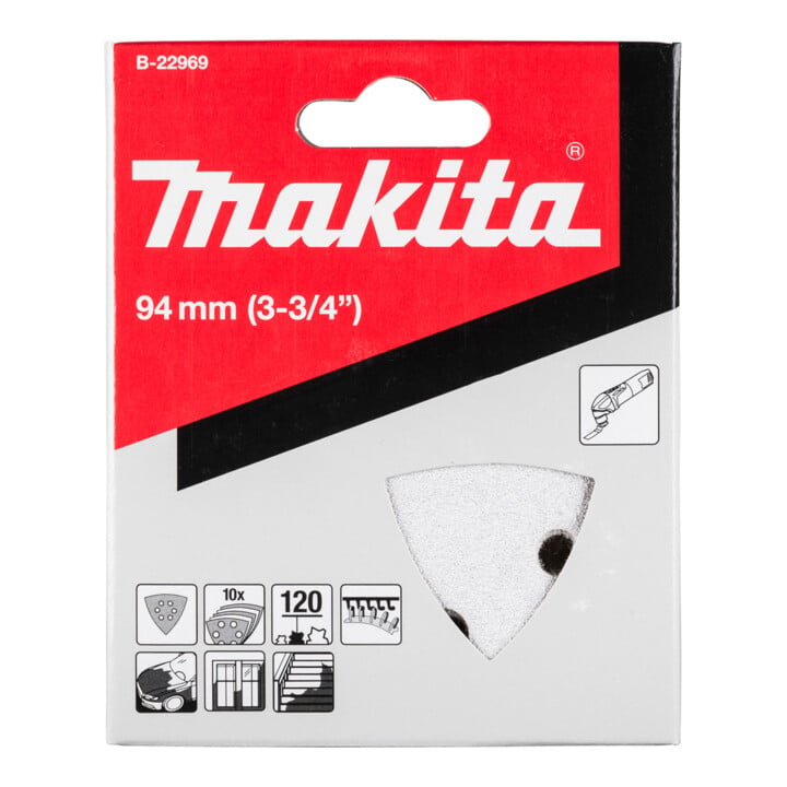 Makita Delta Papier abrasif couleur K120 B-22969