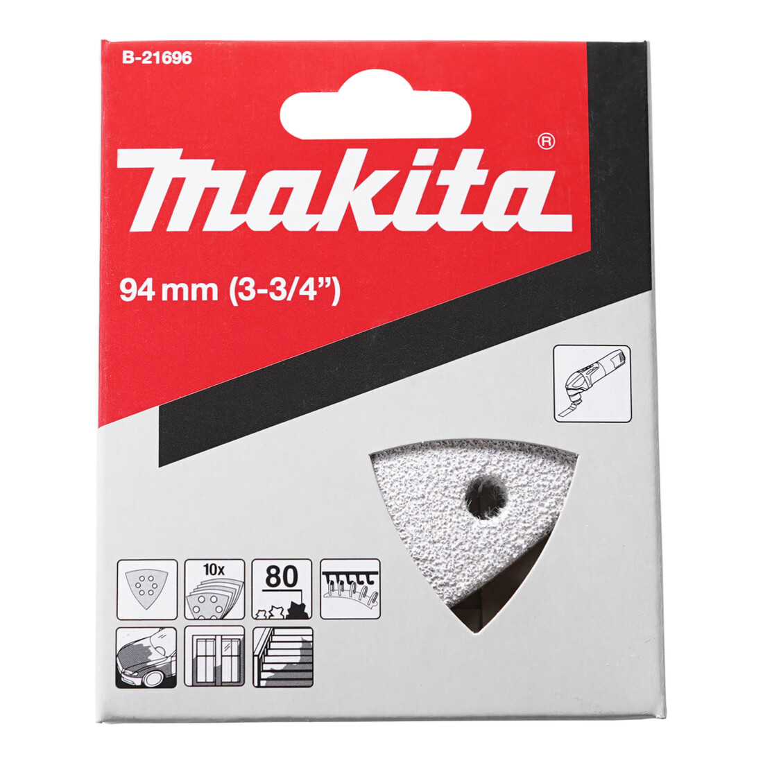 Makita Delta Papier abrasif couleur pour papier abrasif