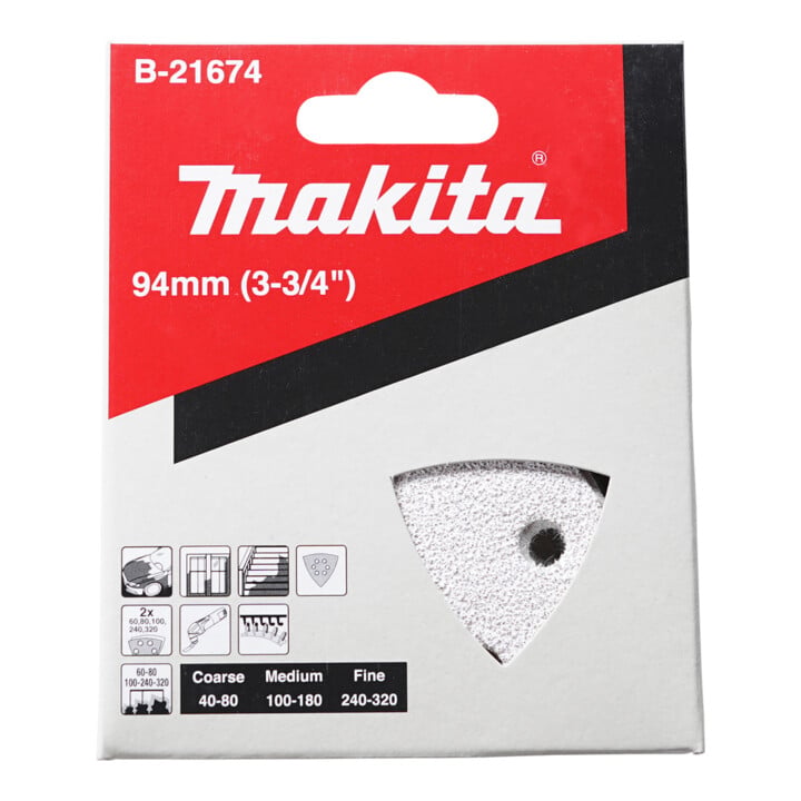 Makita Delta-Schleifpapier Set Farbe (B-21674)