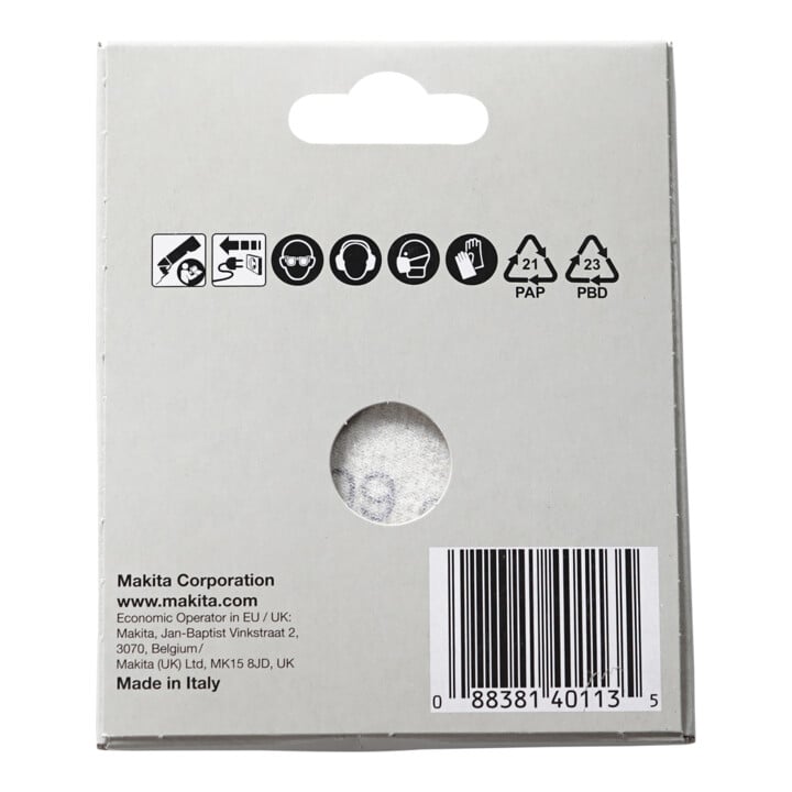 Makita Delta-Schleifpapier Set Farbe (B-21674)