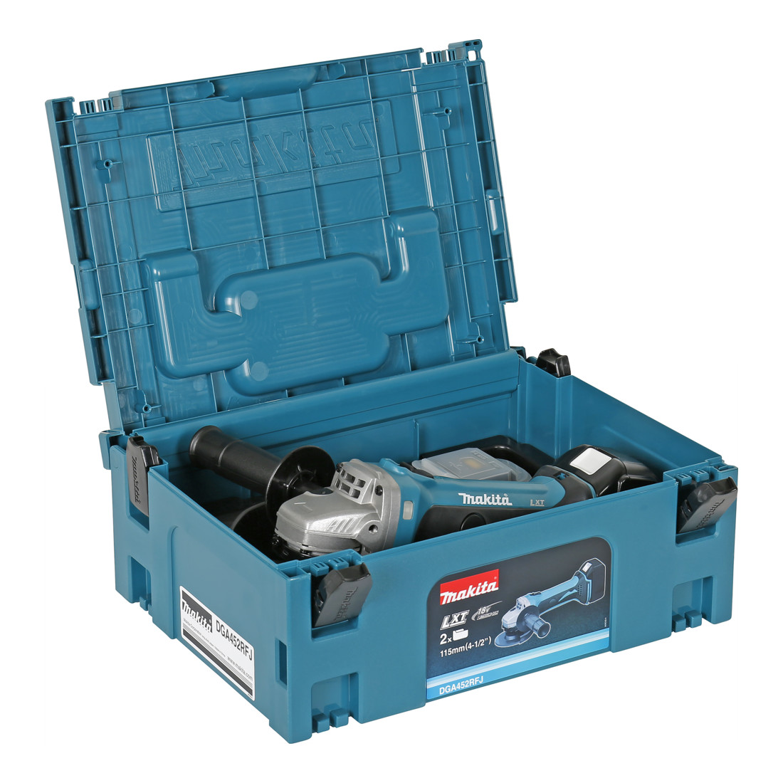 Makita DGA452RFJ Akku-Winkelschleifer 18 V