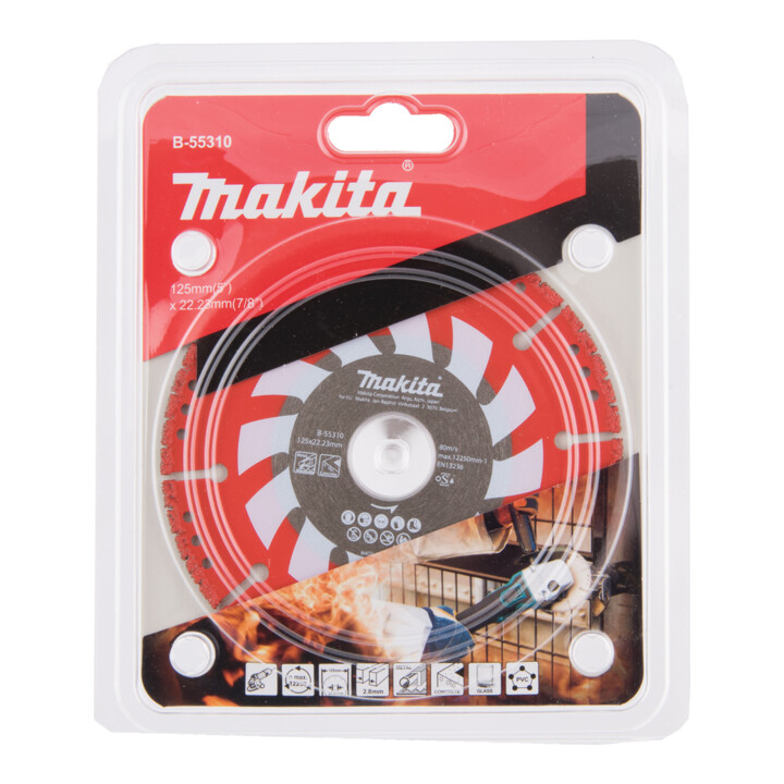 Makita diamant doorslijper 125mm redding
