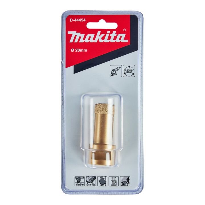 Makita diamant holle boorkroonbit 20mm M14