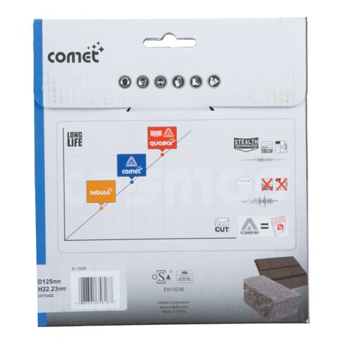 Makita diamantschaar. 125x22,23 comet (B-12996)