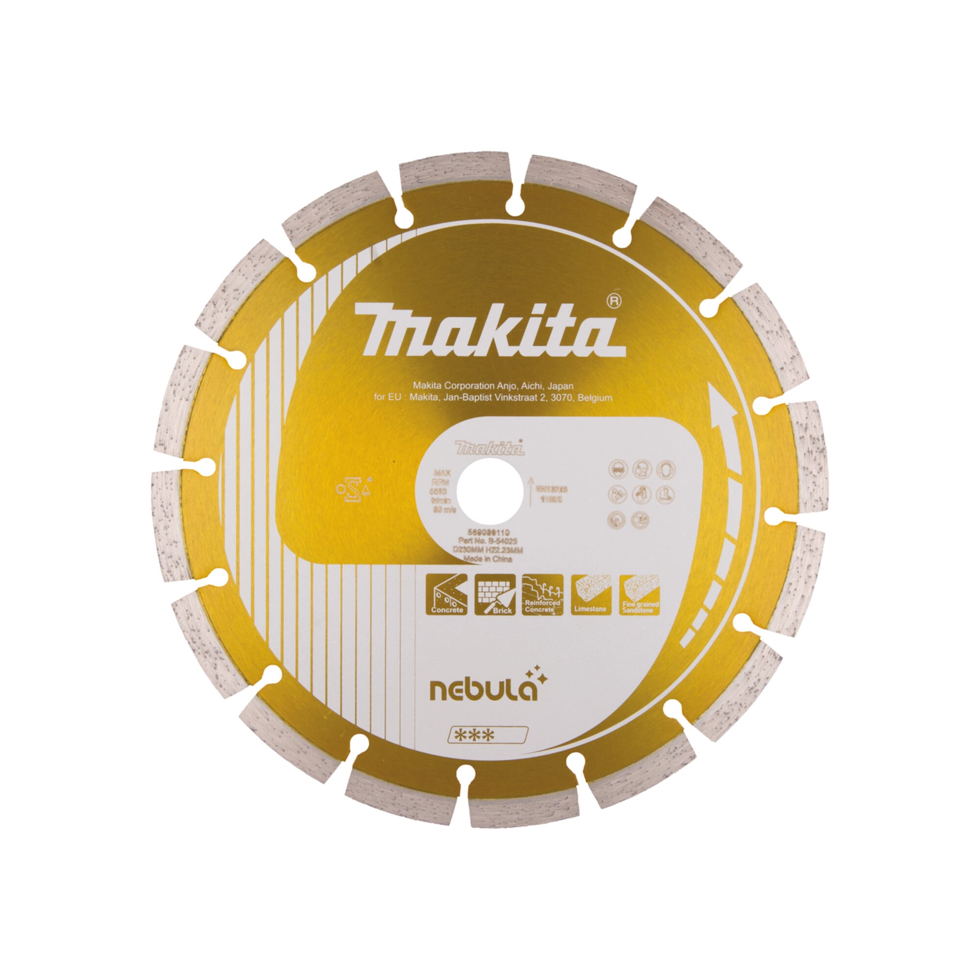 Makita Diamantscheibe 230x22,23 NEBULA