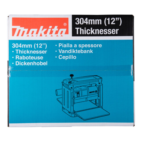 Makita Dickenhobel 2012NB, Hobelbreite 304 mm