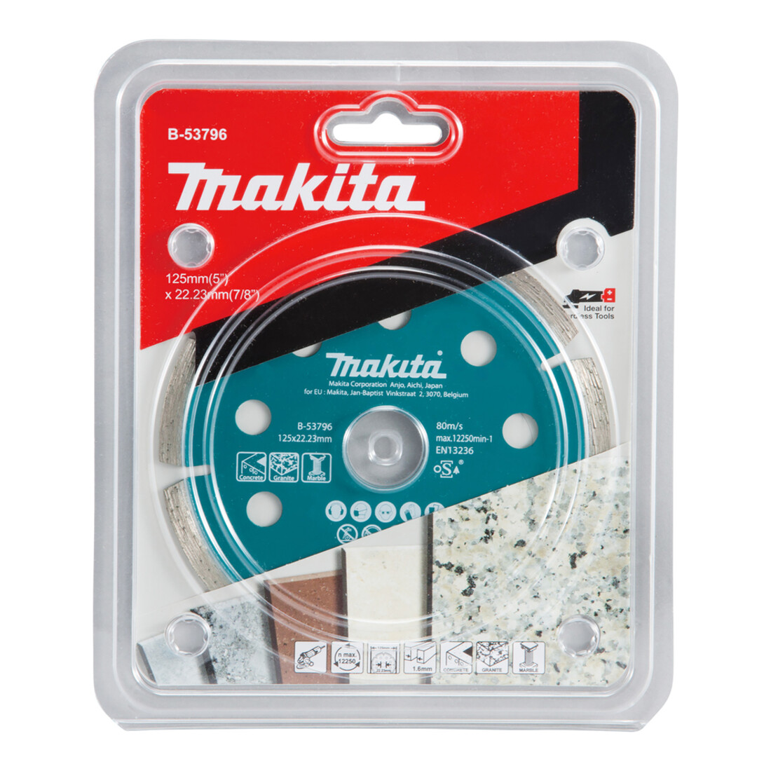 Makita Disco diamantato 125x22,23, granit