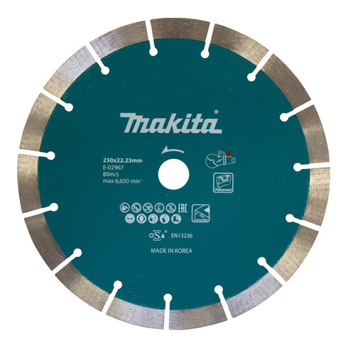 Makita Disco diamantato per calcestruzzo 230mm