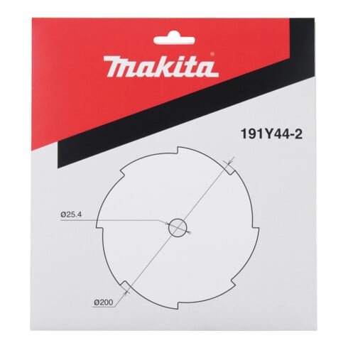 Makita Disque à lamelles 8 dents 200 mm