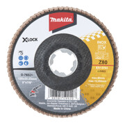 Makita Disque abrasif à lamelles 125 mm Z80