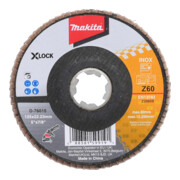Makita Disque abrasif en éventail 125 mm Z60