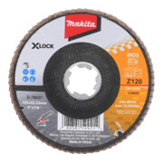 Makita Disque abrasif éventail 125 mm Z120