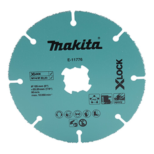 Makita Disque de tronçonnage 125 mm Uni.X-Lock