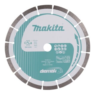 Makita Disque diamant 230 x 22,23 mm DIAMAK hauteur de segment 10 mm