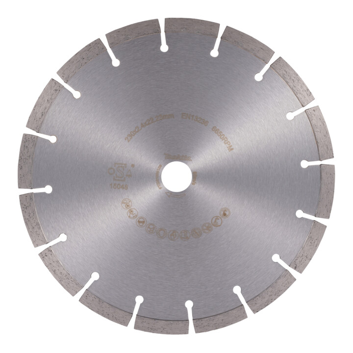 Makita Disque diamant 230 x 22,23 mm DIAMAK hauteur de segment 10 mm
