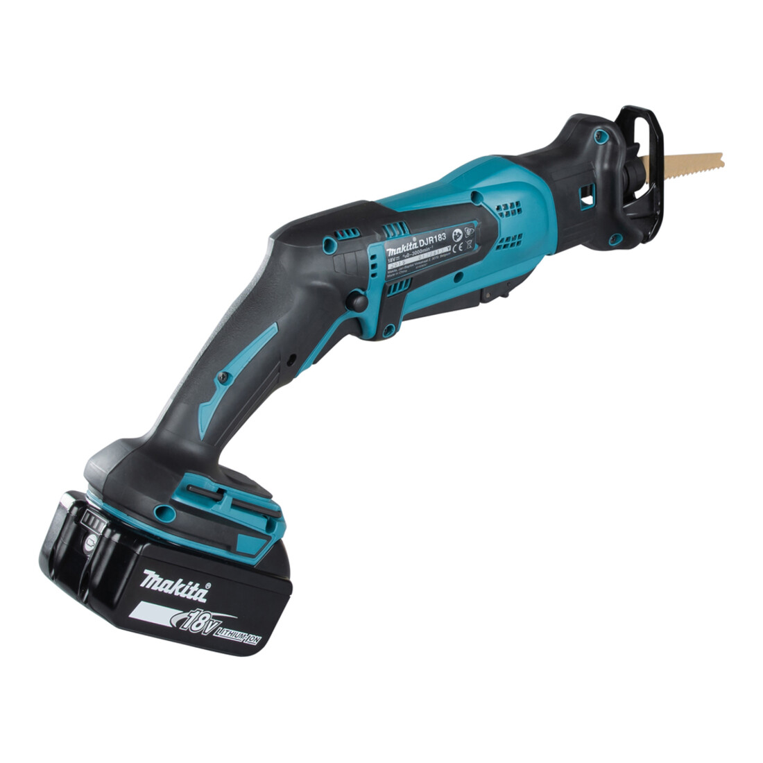 Makita DJR183RT1J Akku-Reciprosäge 18,0V