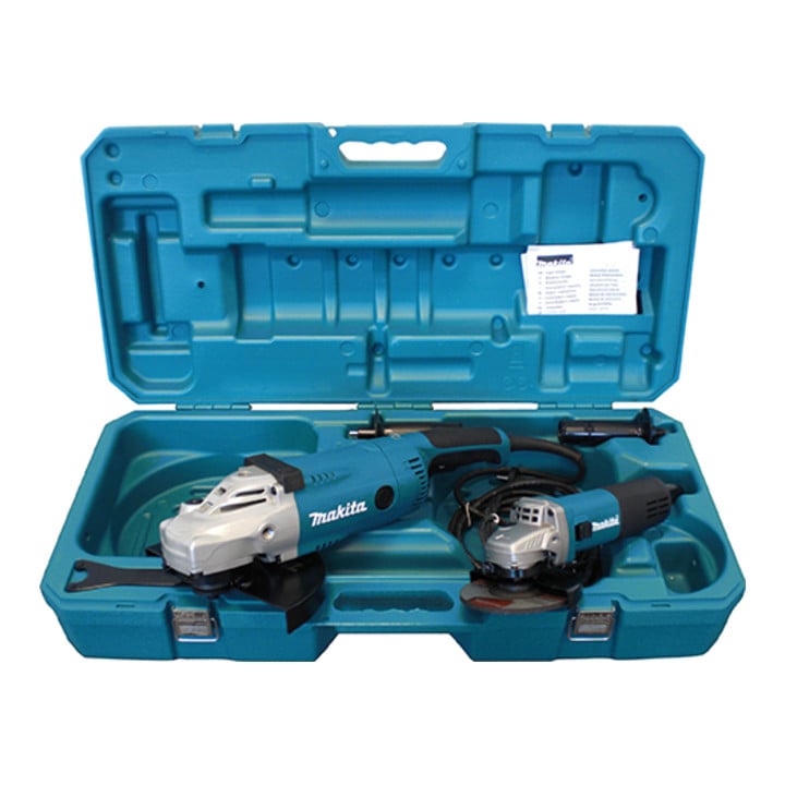 Makita Set di smerigliatrici angolari DK0052G (GA9020R + 9558NBR in valigetta)