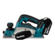 Makita DKP180RTJ accu schaafmachine 82 mm 18 V / 5.0 Ah + 2 batterijen