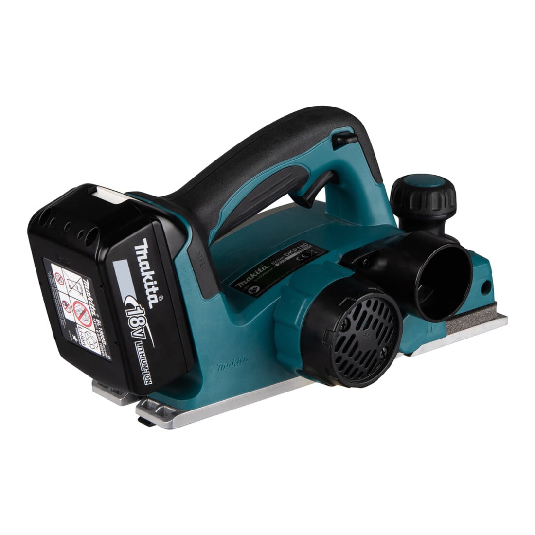 Makita DKP180RTJ accu schaafmachine 82 mm 18 V / 5.0 Ah + 2 batterijen