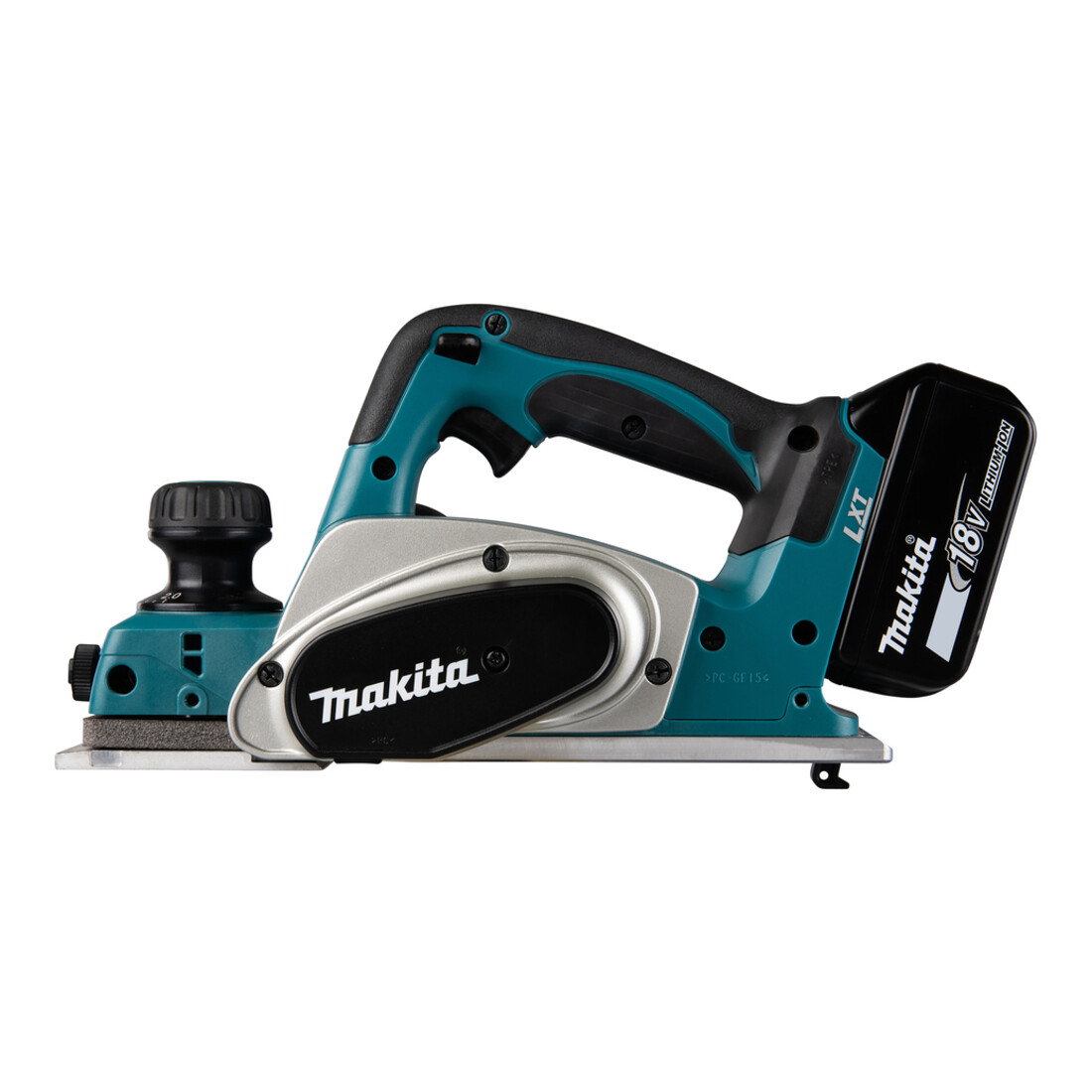 Makita DKP180RTJ accu schaafmachine 82 mm 18 V / 5.0 Ah + 2 batterijen