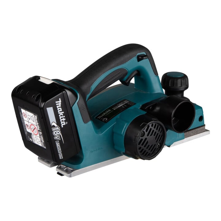 Makita DKP180RTJ Rabot à batterie 82 mm 18 V / 5.0 Ah + 2 batteries