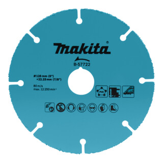 Makita doorslijpschijf universeel