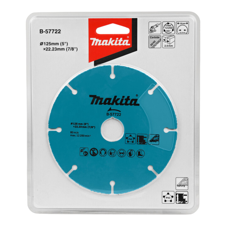Makita doorslijpschijf 125mm universeel