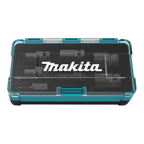 Makita doppenset 1/2" met zeskant adapter, 7 stuks