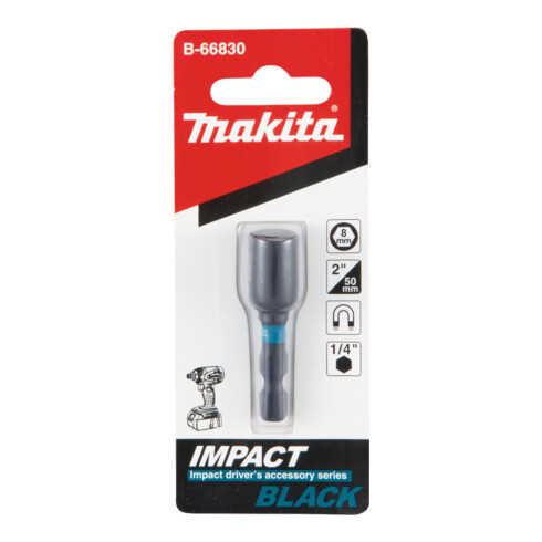 Makita dopsleutel 1/4" SW8