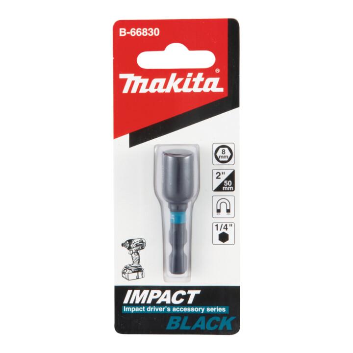 Makita dopsleutel 1/4" SW8