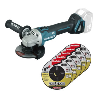 Makita draadloze haakse slijper DGA504ZX2