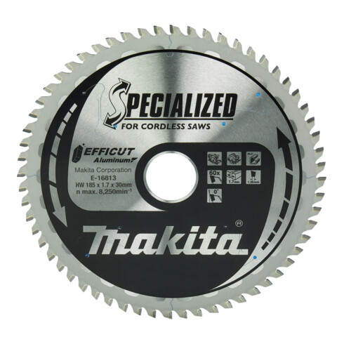 Makita EFFICUT Lame de scie 185×30×60