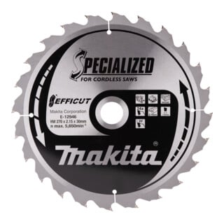 Makita Efficut Sägeblatt 270x30x24Z