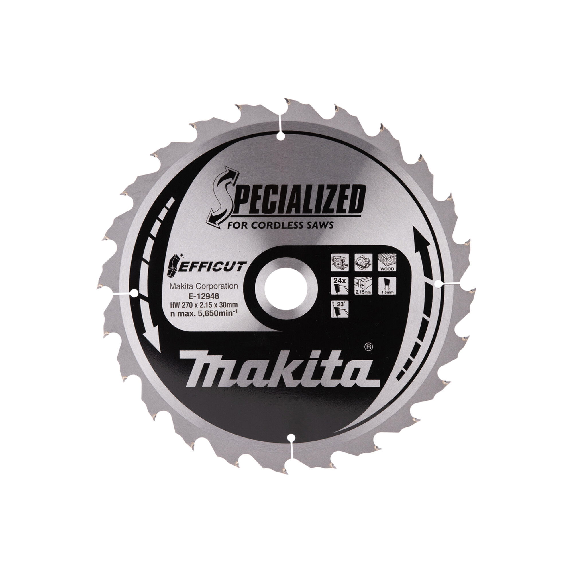 Makita Efficut Sägeblatt 270x30x24Z